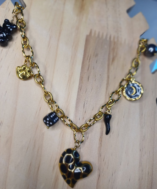 Collier "Full Black" – Élégance et Mystère en Acier Inoxydable