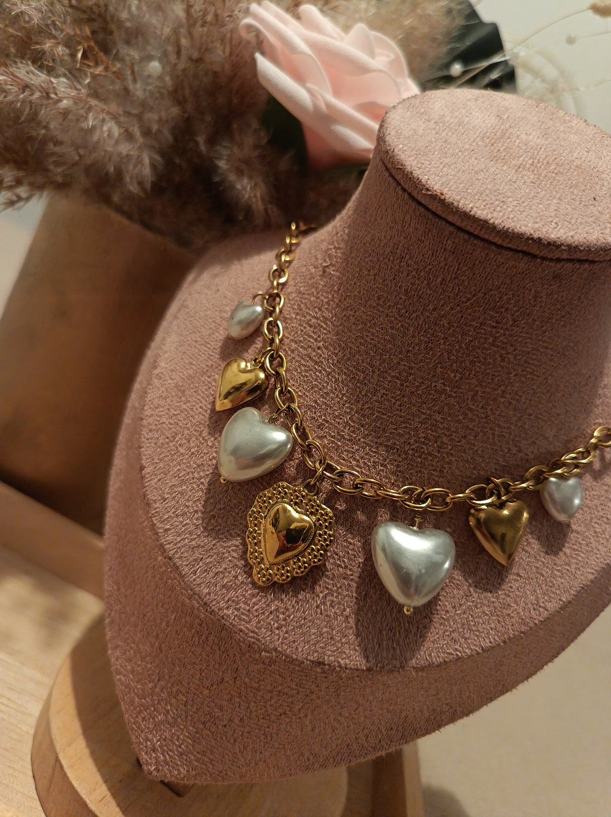 Collier breloque coeur