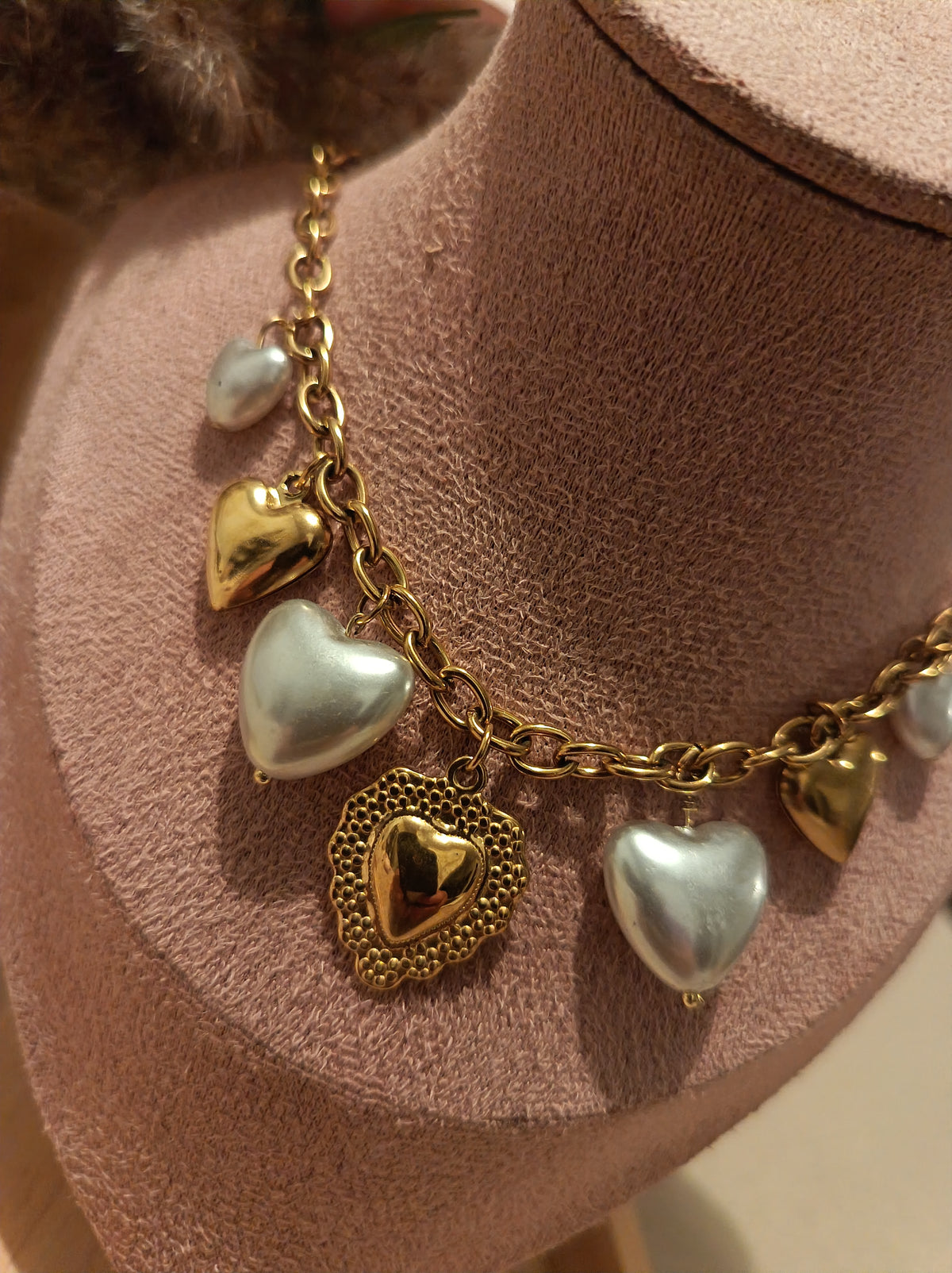 Collier breloque coeur