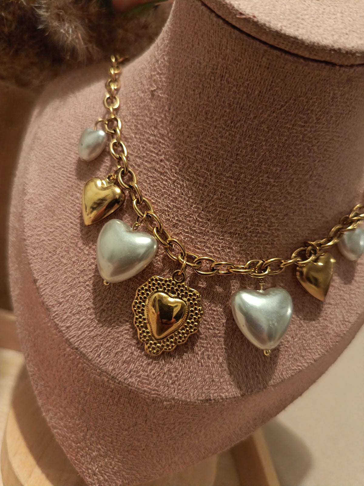 Collier breloque coeur